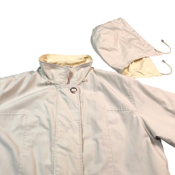 Womens St. John's Bay Beige Coat - Picture 3 of 7